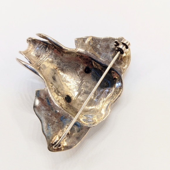 Vintage Marcasite Elephant Brooch Pin - Picture 4 of 5